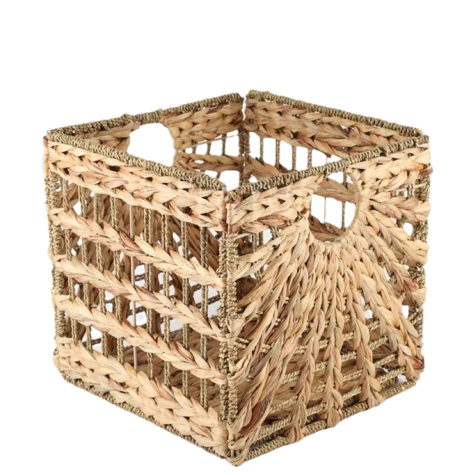 2-Pack Straw Cube Storage Basket — Natural Texture, Reshaping Spatial Order