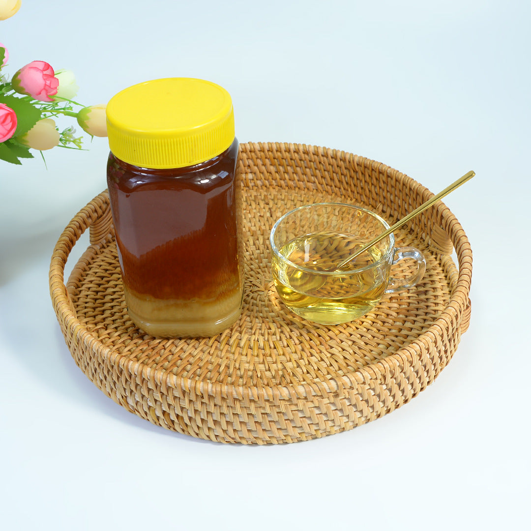 3-Piece Rattan Round Dessert Tray Set | A Perfect Blend of Natural Aesthetics and Practicality