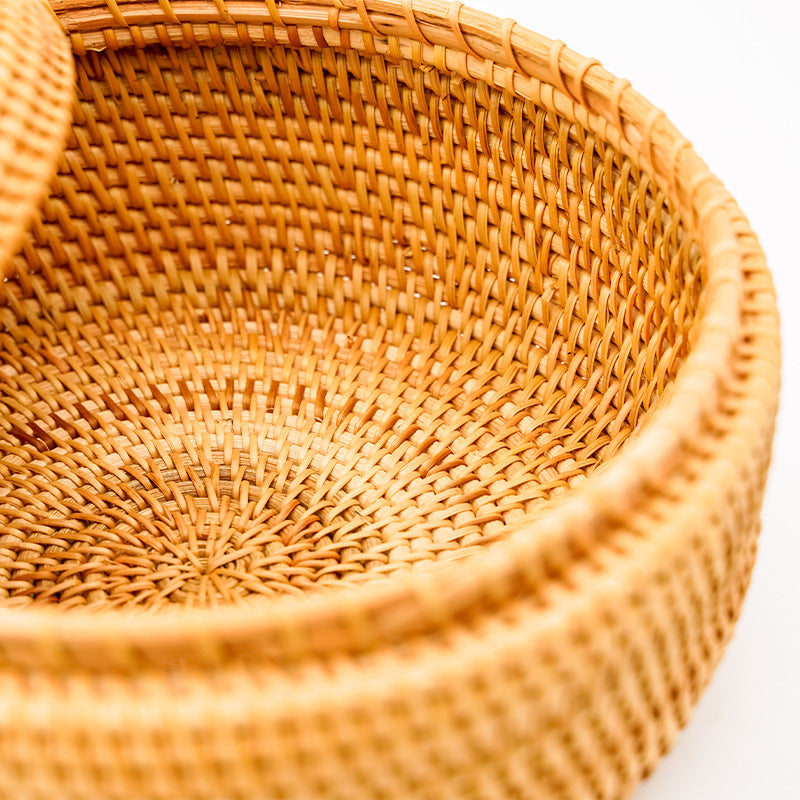 2-Piece Round Rattan Storage Box Set | A Storage Philosophy Hidden in Natural Textures