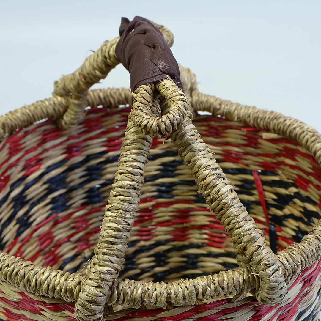 3-piece woven straw basket set: weaving the aesthetics of life with natural colors