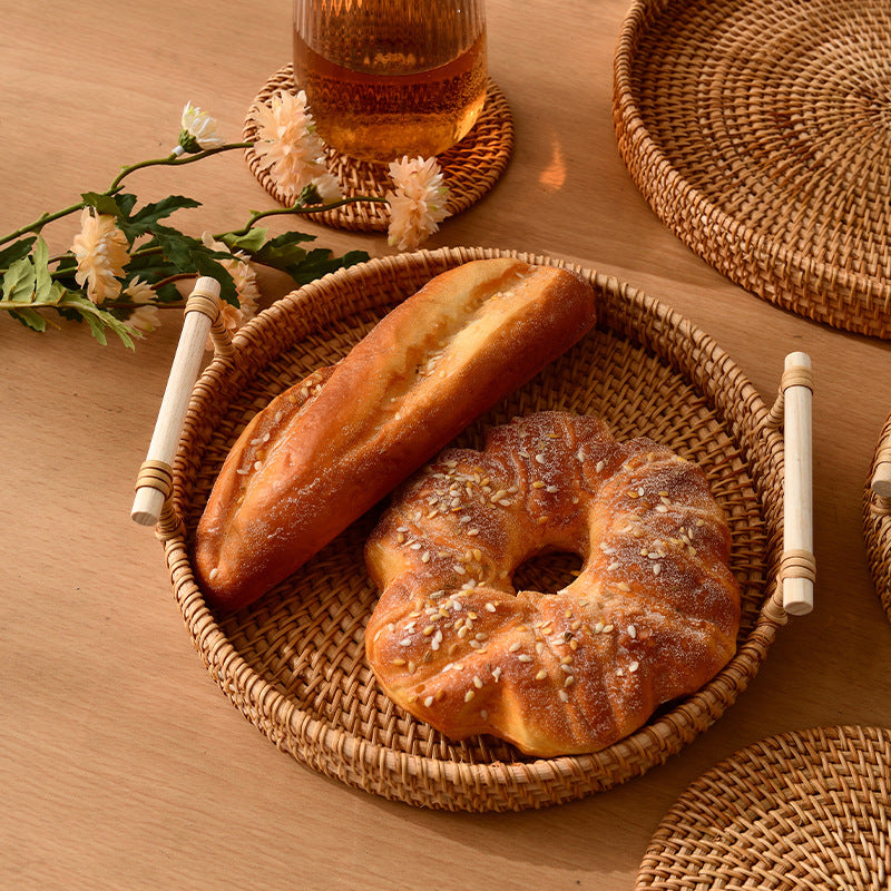 3-Piece Minimalist Rattan Tray Set | Small Size Contains Big Lifestyle Aesthetics