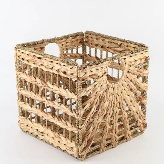 2-Pack Straw Cube Storage Basket — Natural Texture, Reshaping Spatial Order